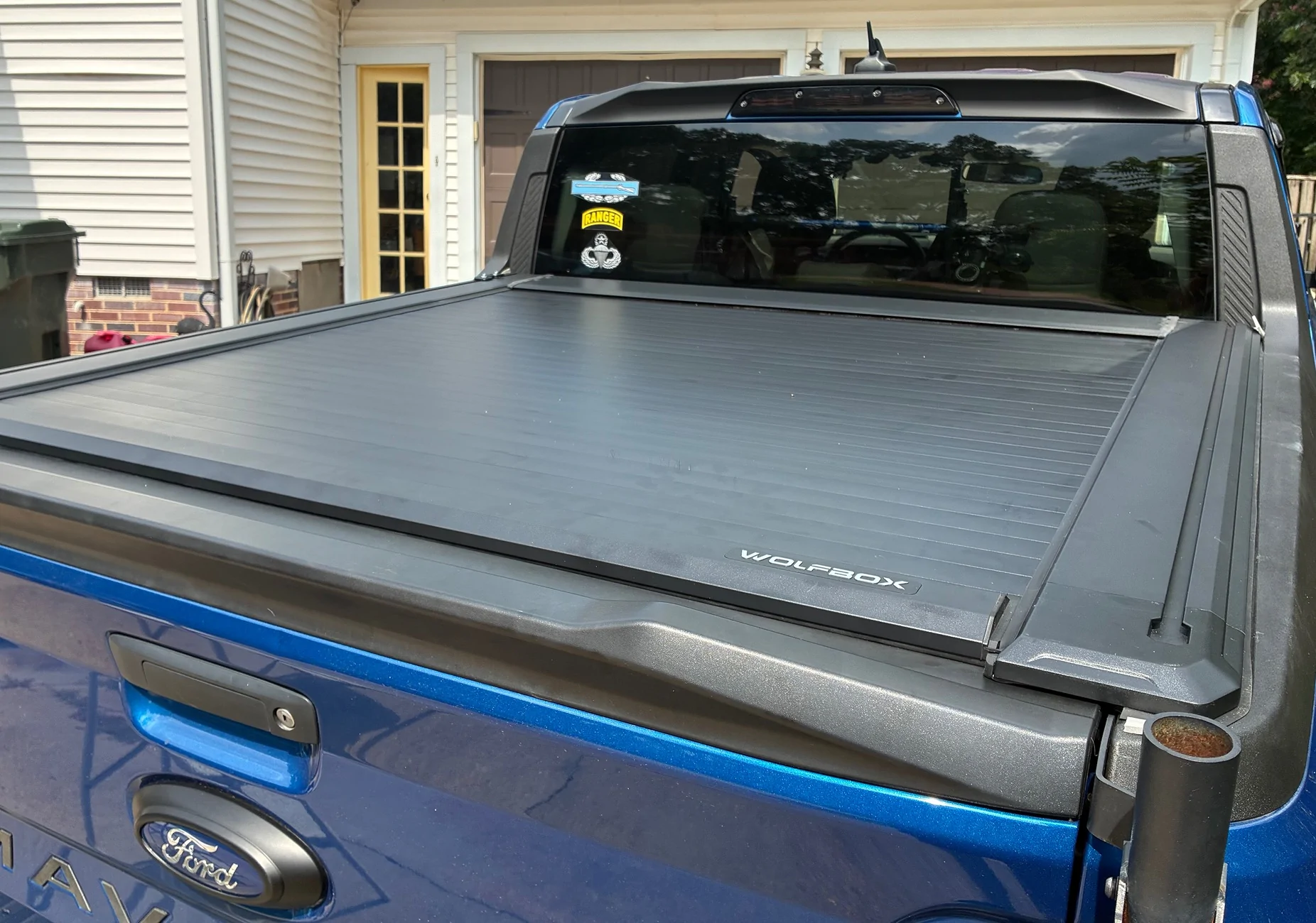 Ford Maverick Wolfbox's Powered Retractable Tonneau Cover Installation IMG_0098