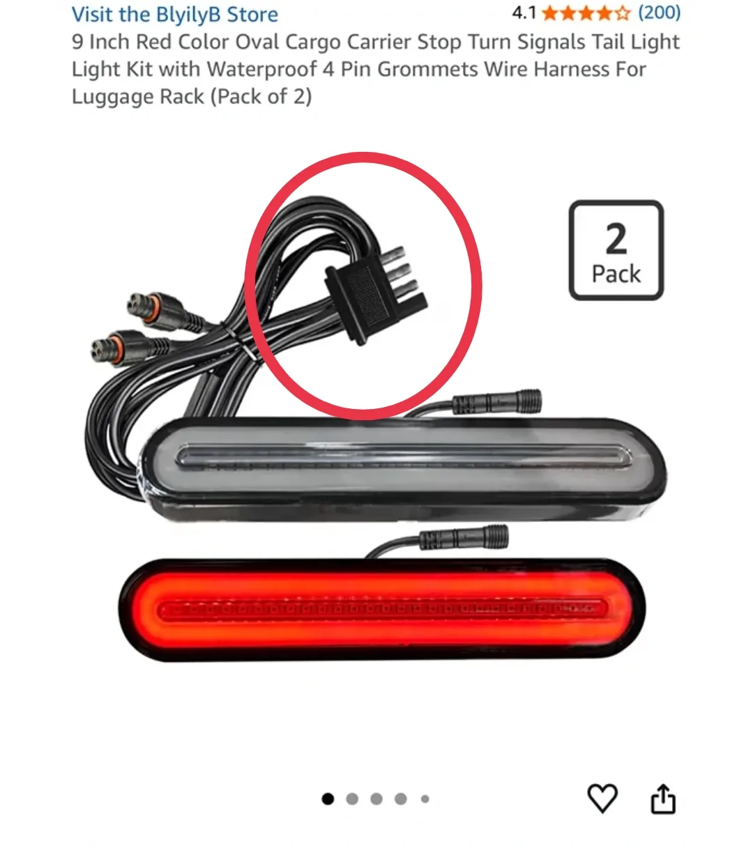 Ford Maverick Putting lights on bike rack IMG_20260726_181429