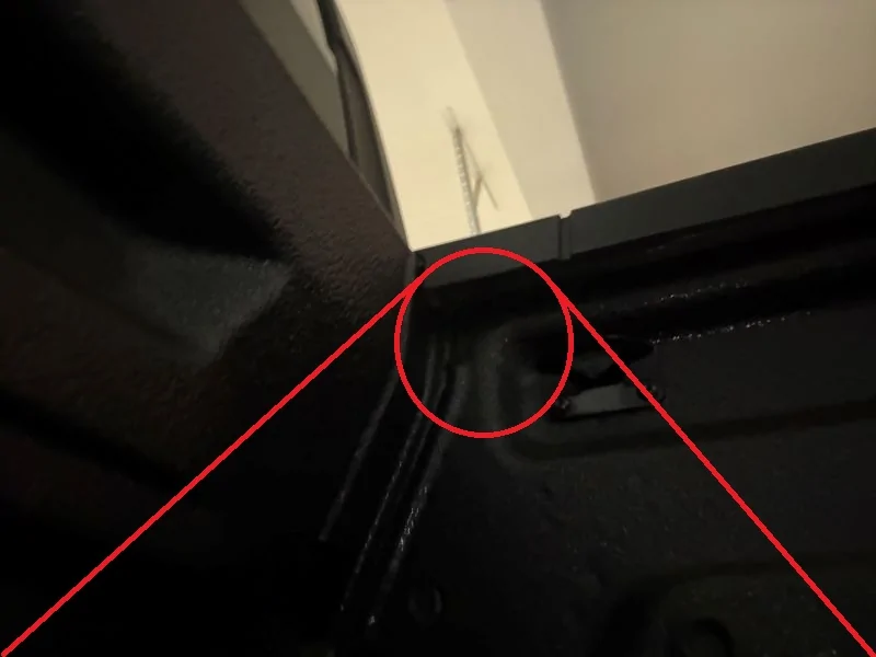 Ford Maverick What is this? - Access between bed and cab? Front Bed Corner Ref sm