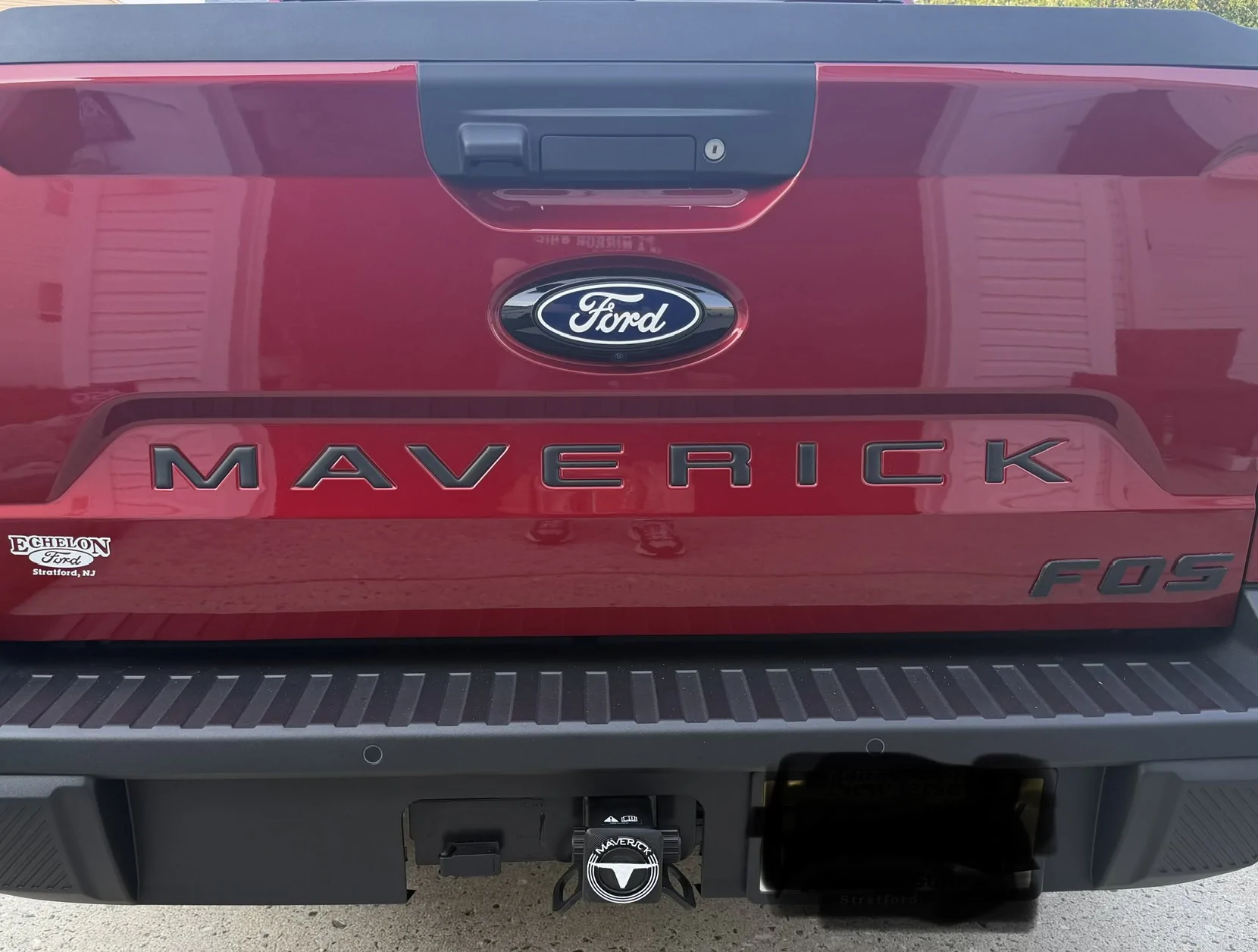 Ford Maverick Tailgate Lettering installed 2026 Maverick Letters