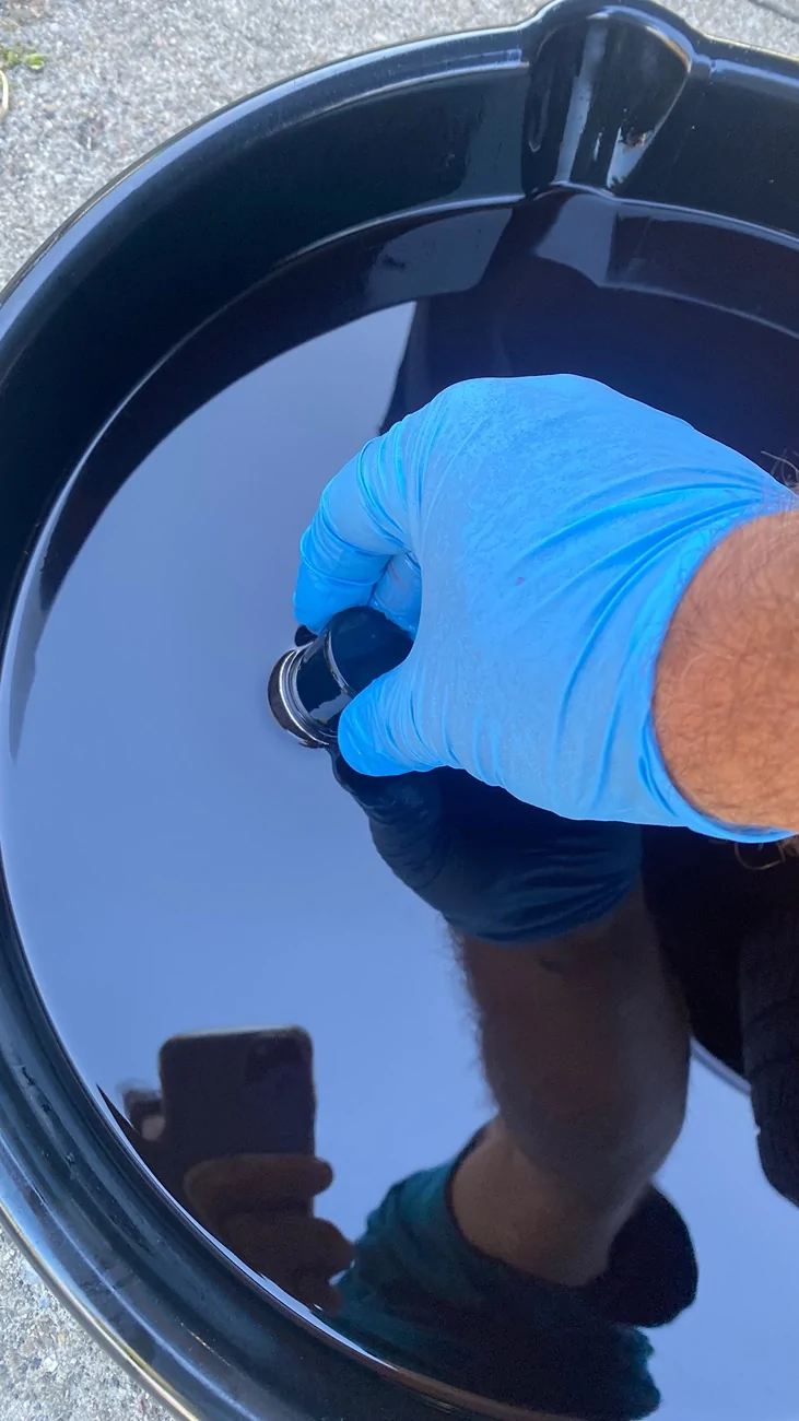 Ford Maverick Shocking Hybrid Transmission Fluid Change at 65k miles IMG_9035