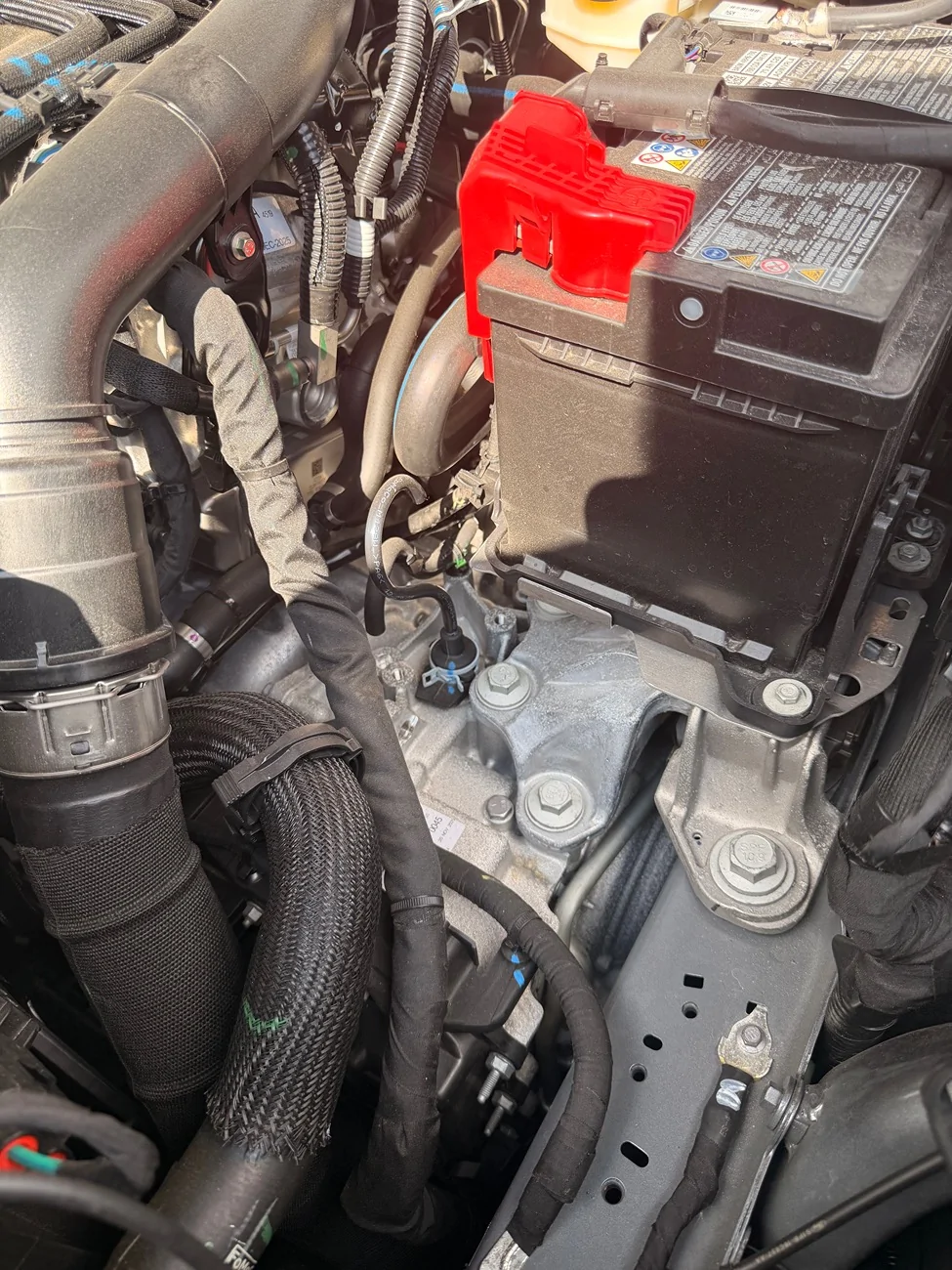 Ford Maverick 25/26 EcoBoost transmission fluid fill point IMG_3059