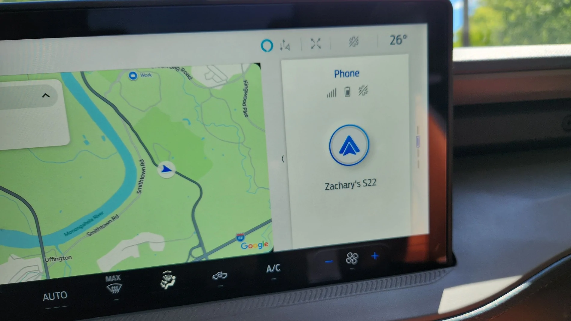Ford Maverick Center infotainment display setup 1000070137