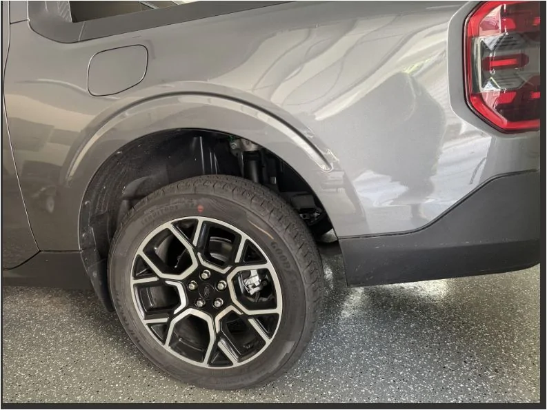 Ford Maverick Rear Mud Flap Positioning Mud2