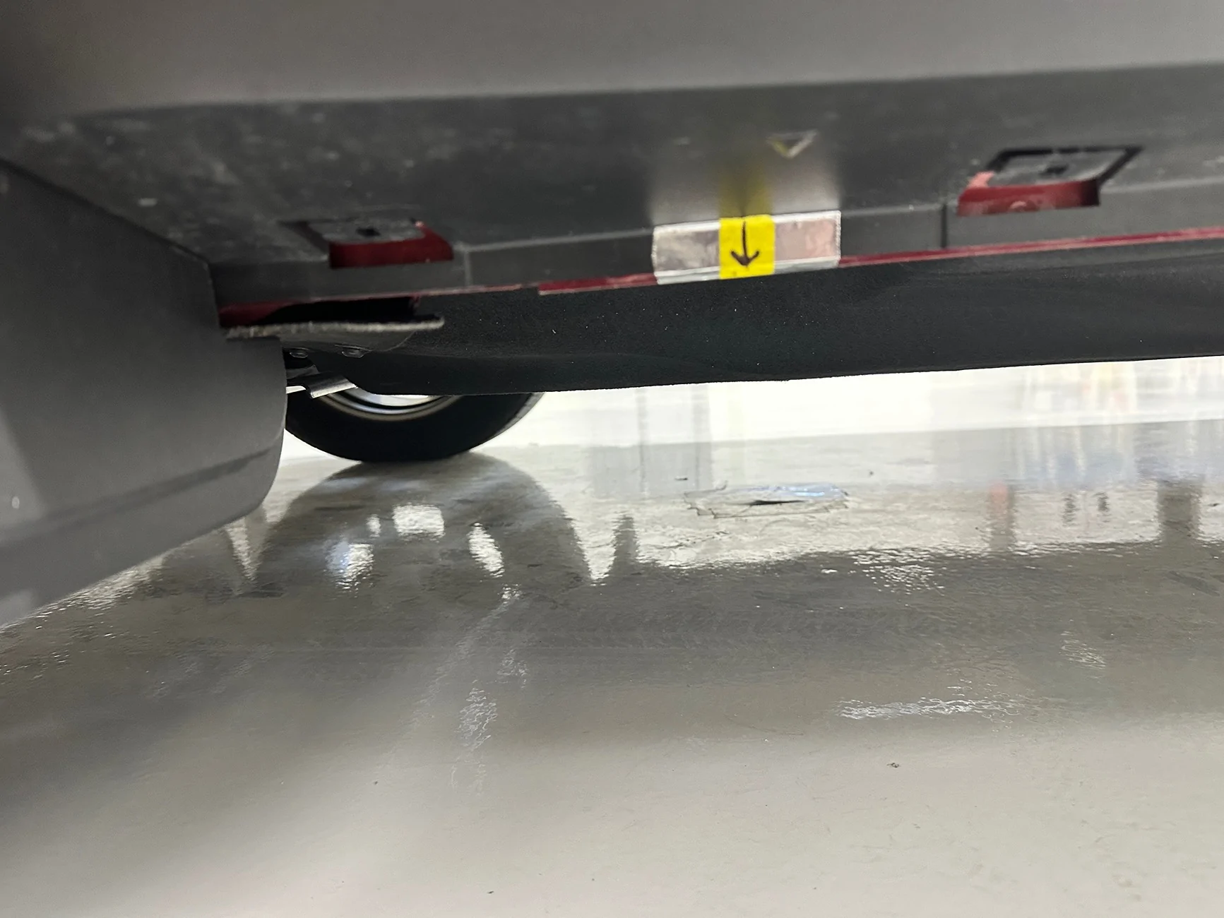 Ford Maverick Paint your lift point arrows IMG_1375