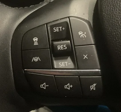 Ford Maverick Lane Keeping System Observations, buttons