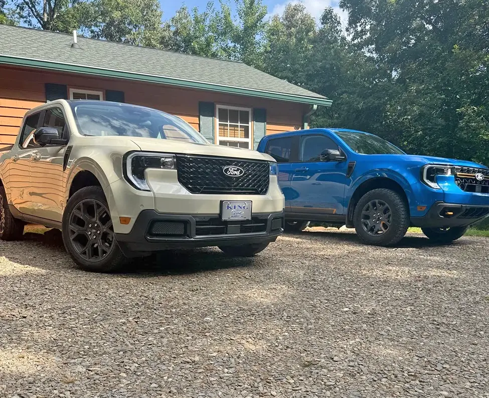 Ford Maverick Side by side height comparison: Lariat vs. Tremor 252189-843c955b03585387250b5a7f31827ed