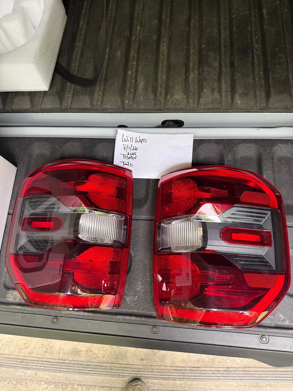 Ford Maverick 2025 Tremor tail lights IMG_5121