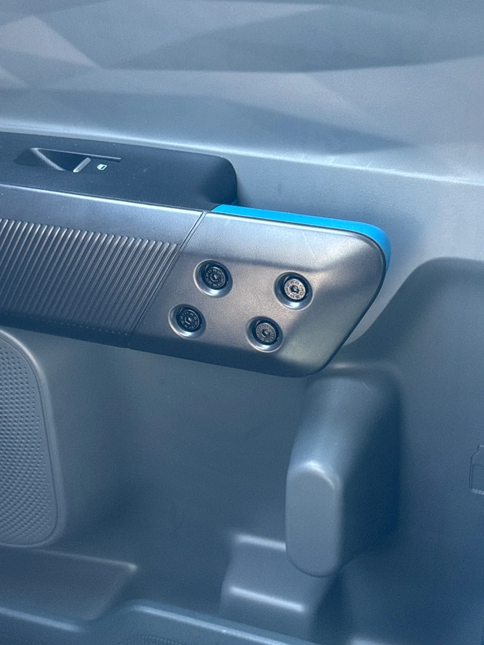 Ford Maverick 3D printed caps for interior door handle bolts imag