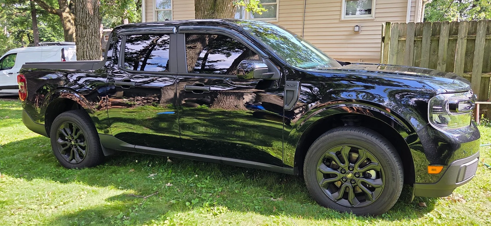 Ford Maverick Let's talk tint (%) for the front side windows Clean 8-2