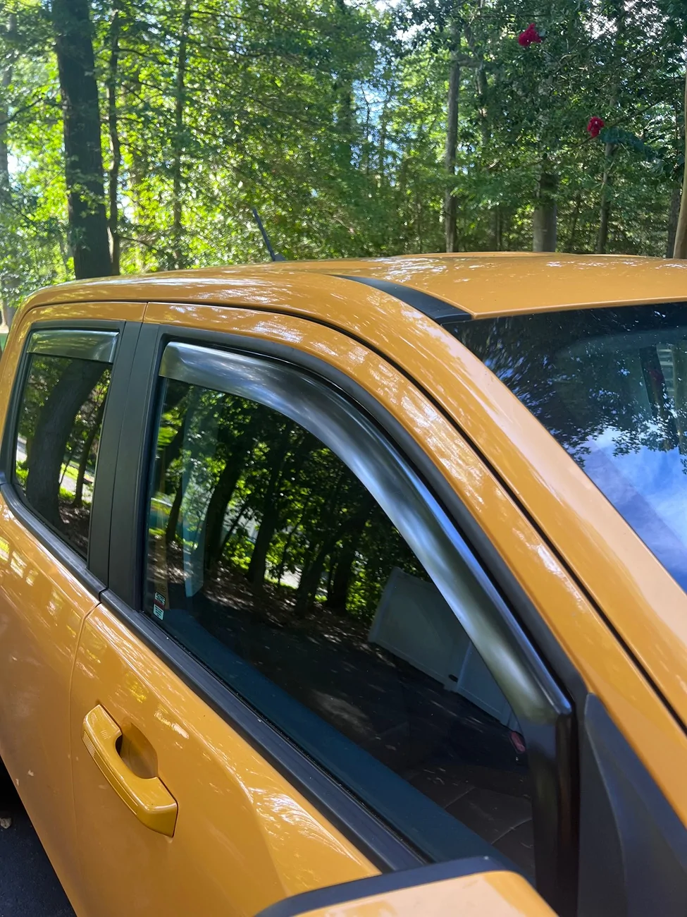 Ford Maverick Window Rain Guards recommendations IMG_9024