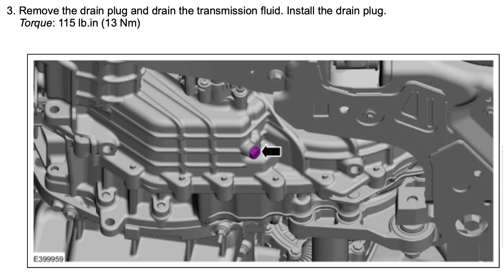 Ford Maverick What size/part number is the drain plug on Hybrid e-CVT? Image 8-7-26 at 6.13 PM
