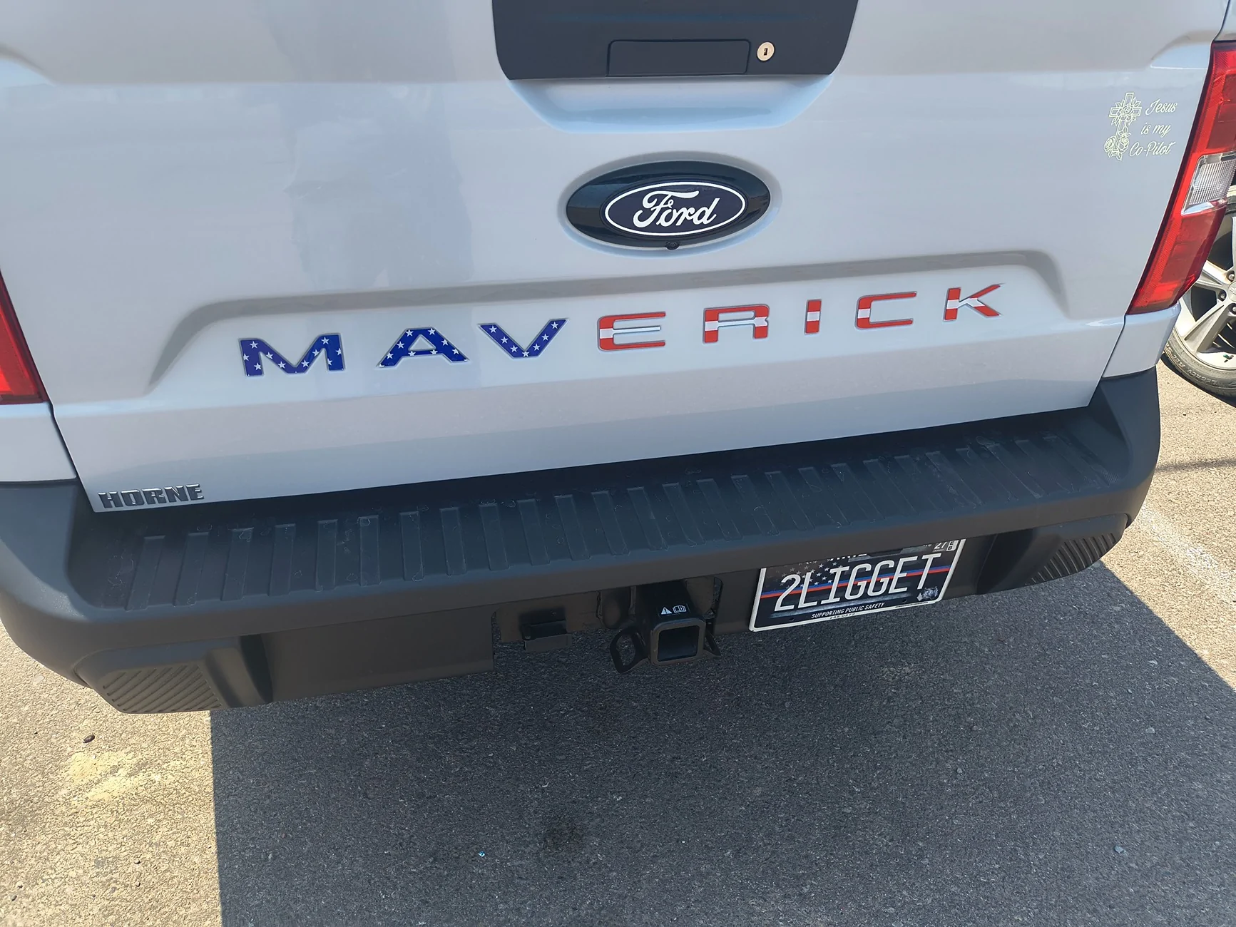 Ford Maverick What tailgate letters did you use IMG_20260809_110923411_HDR