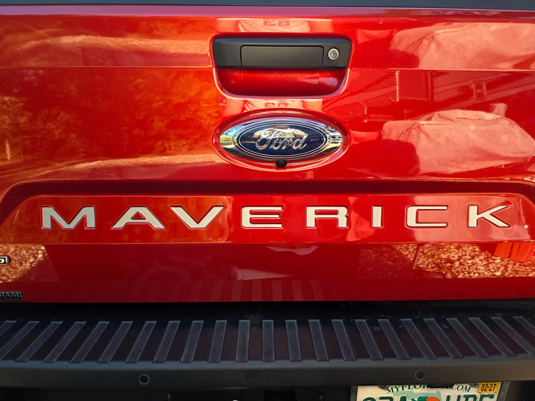 Ford Maverick What tailgate letters did you use Mav Silver Lettering