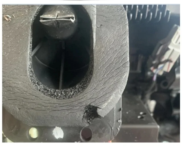 Ford Maverick Fluid in drivers footwell 20260811_084955
