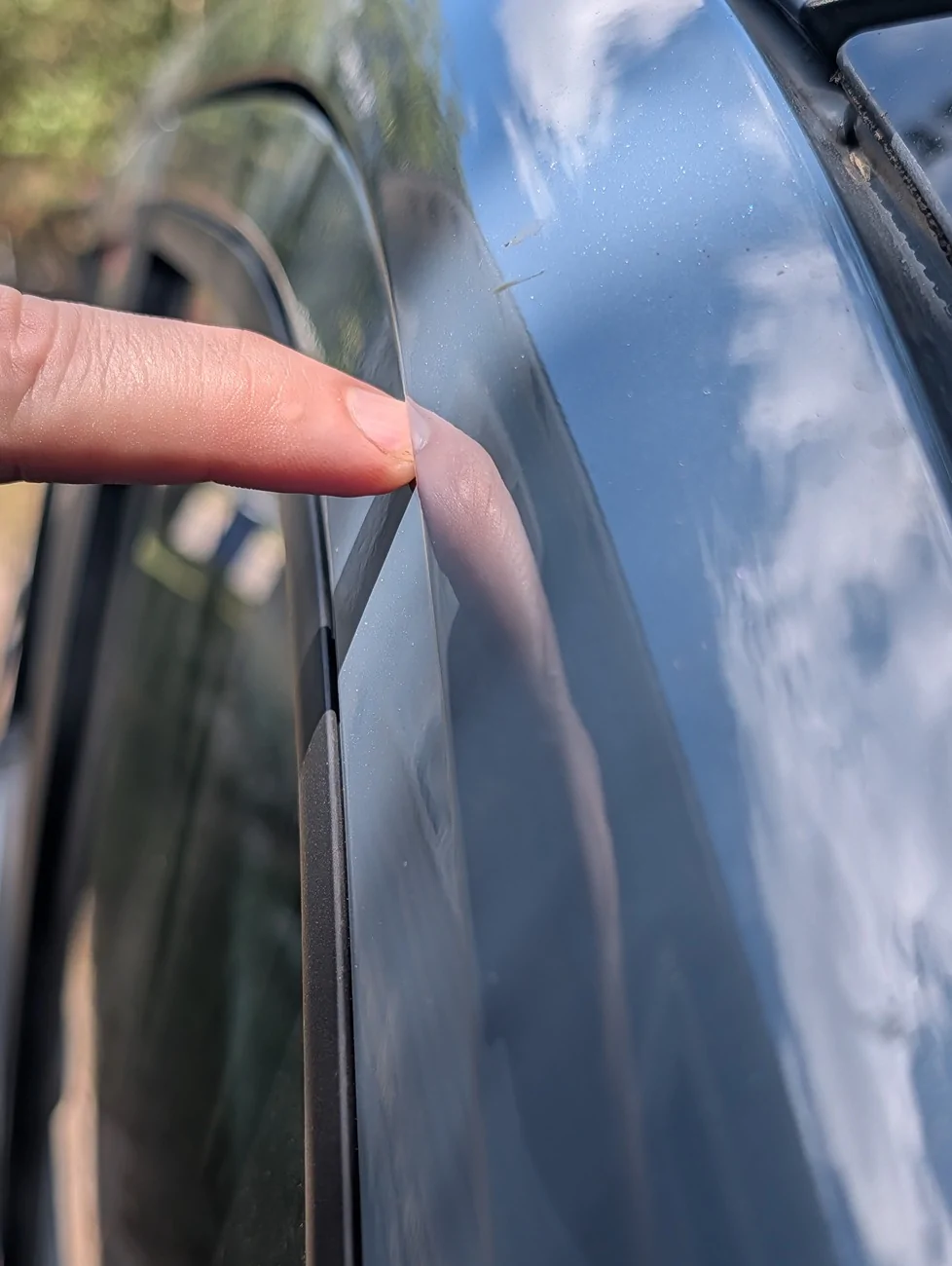 Ford Maverick Front passenger door is inset / not level with the A-pillar PXL_20260812_170159949
