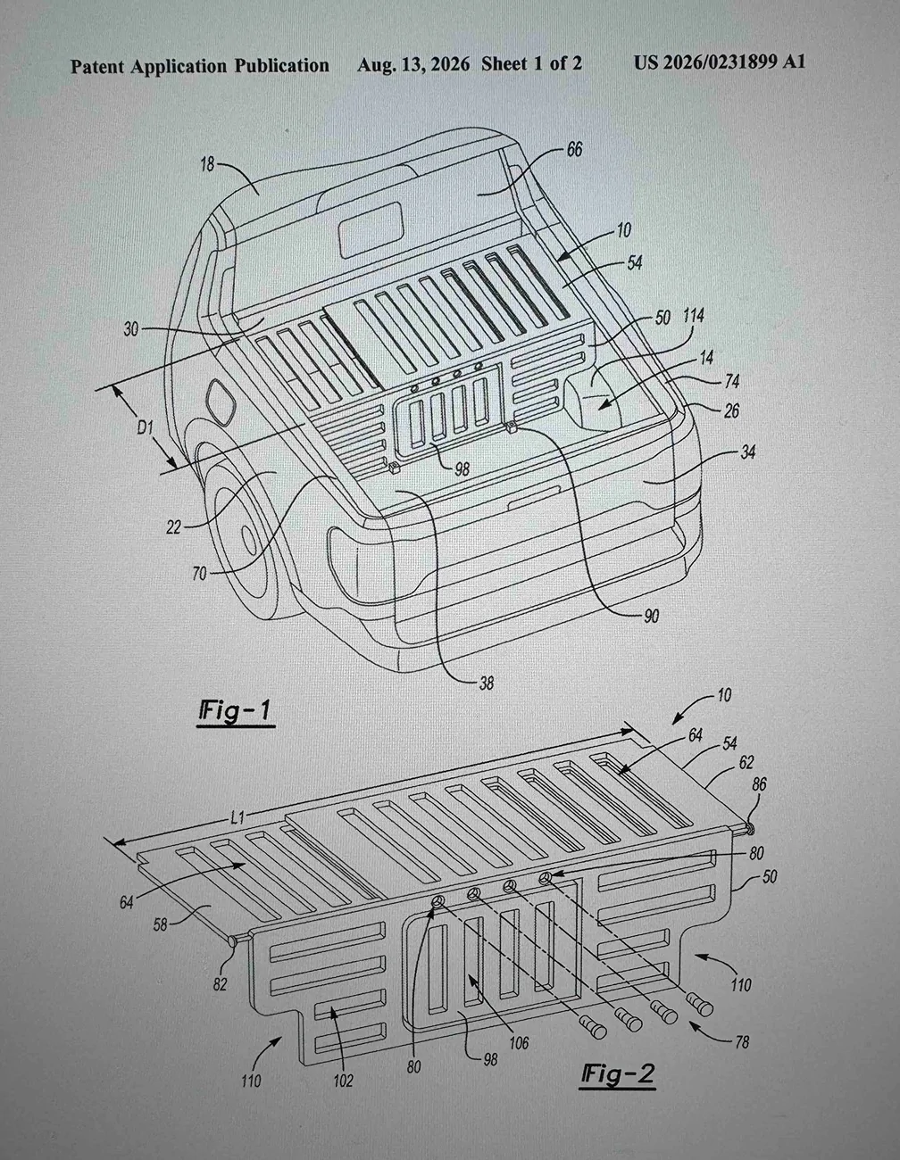 Ford Maverick Maverick Truck Bed Kennel Patent IMG_2598