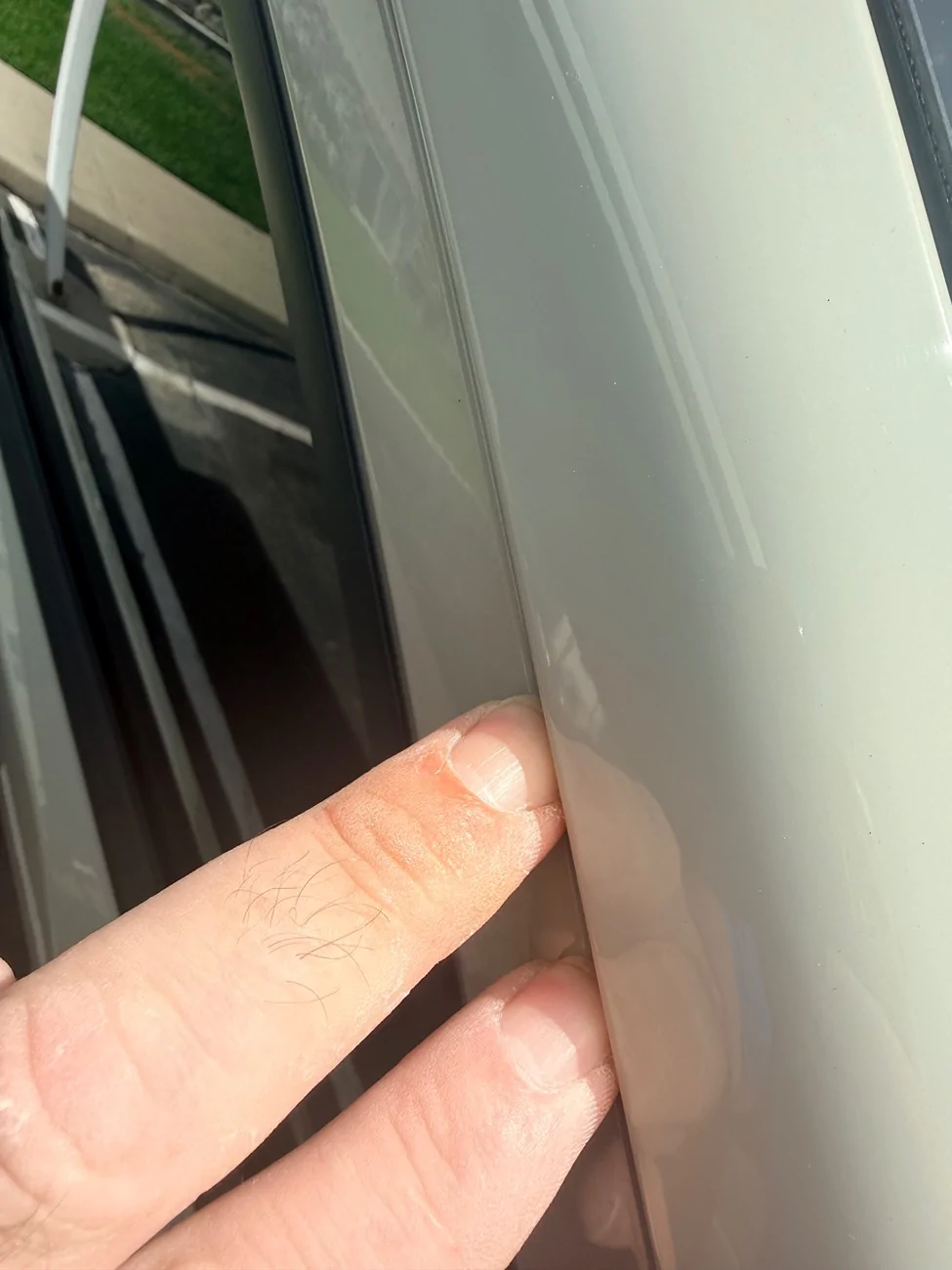 Ford Maverick Front passenger door is inset / not level with the A-pillar IMG_3499