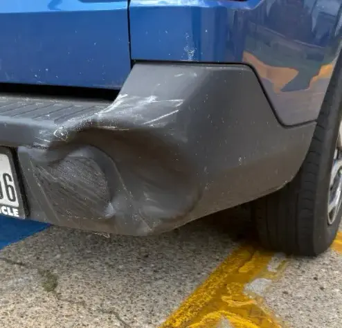 Ford Maverick My Baby Has Been Wounded! Dent