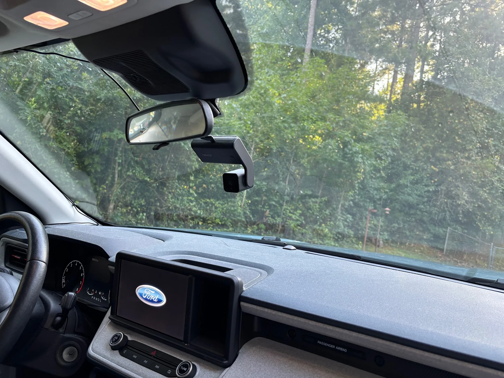 Ford Maverick Sunshade for Dashcams IMG_6970