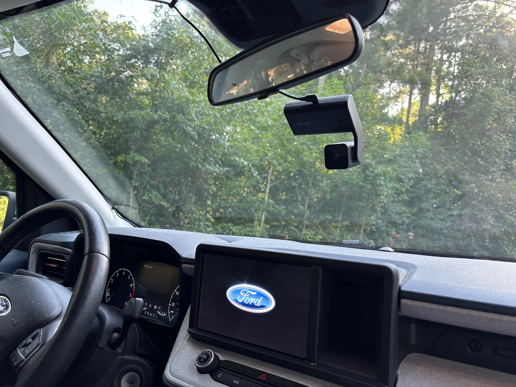 Ford Maverick Sunshade for Dashcams IMG_6969