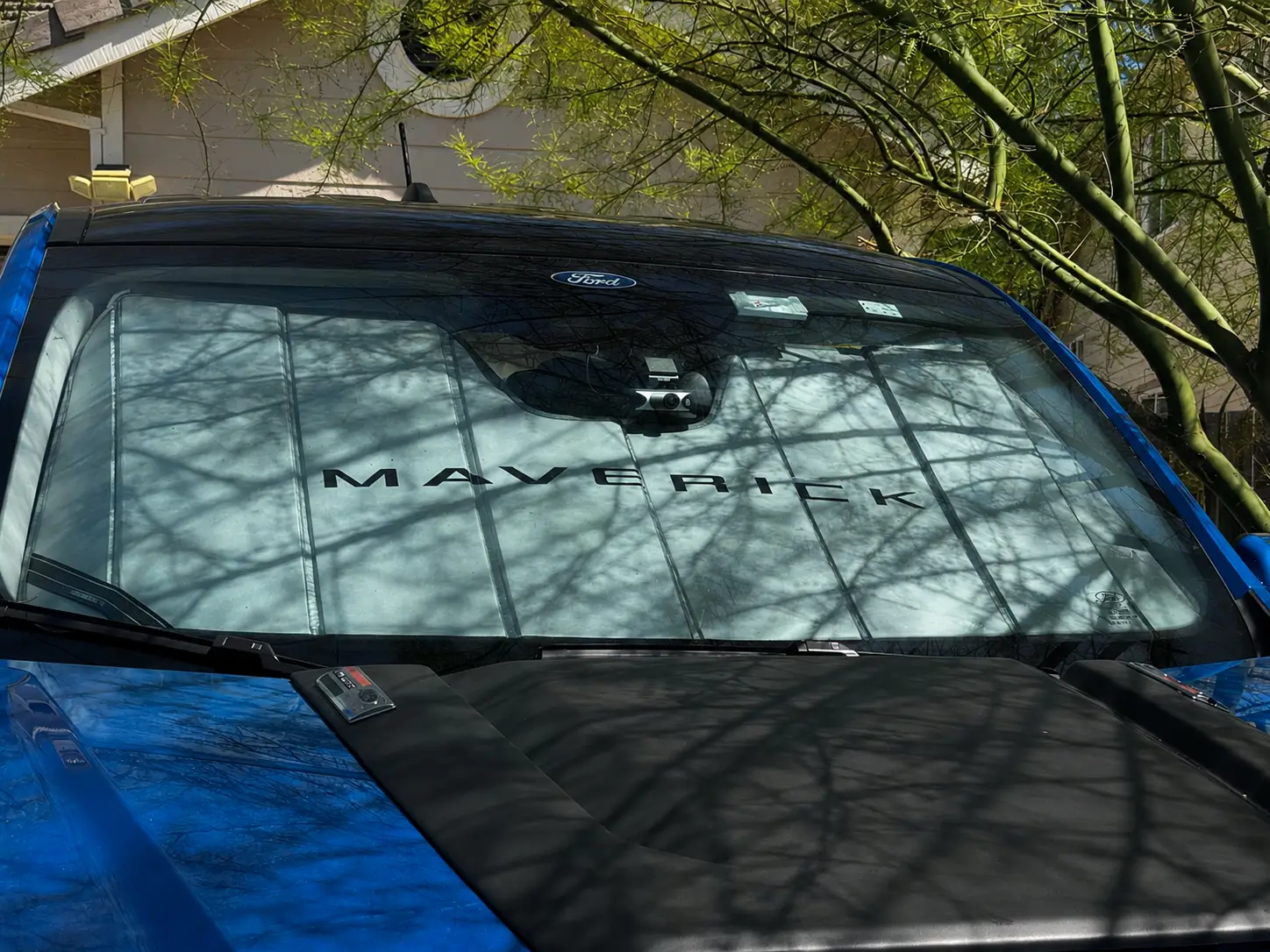 Ford Maverick Sunshade for Dashcams IMG_2203
