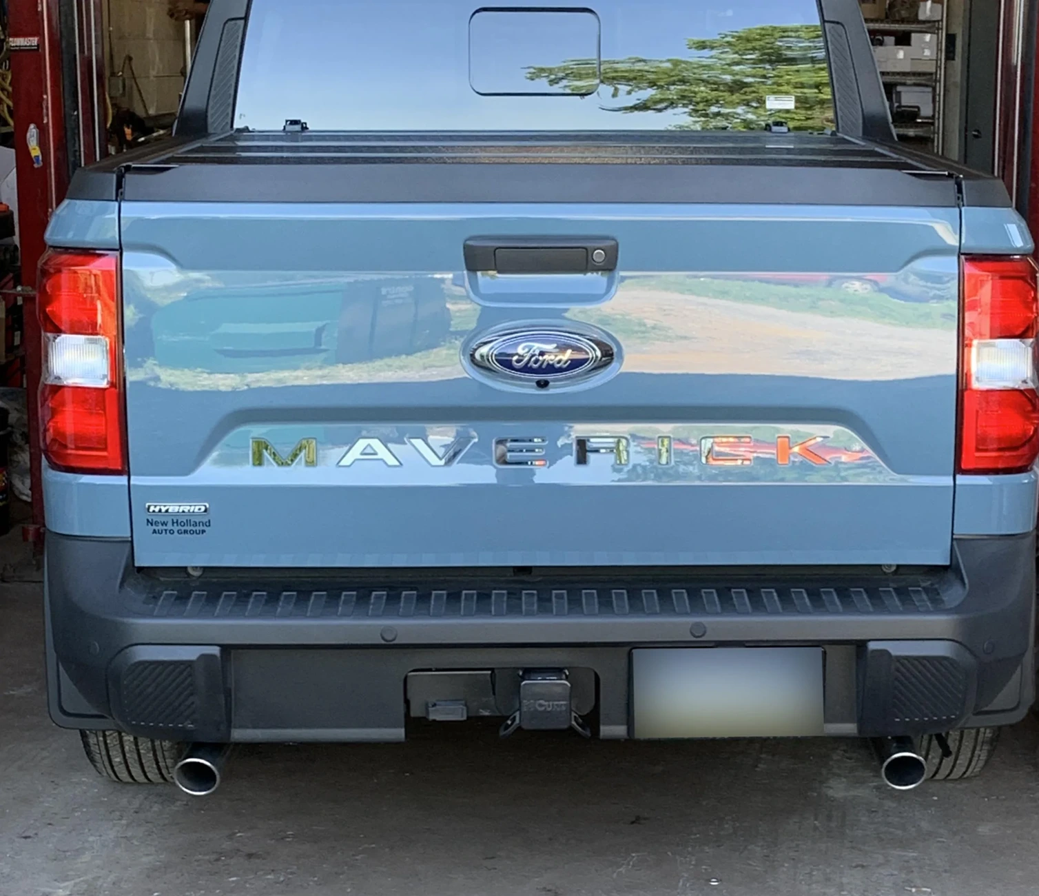 Ford Maverick Dual Exhaust on a Hybrid 54865-9b45c68dbd54fc996c5503cae80c4d8a