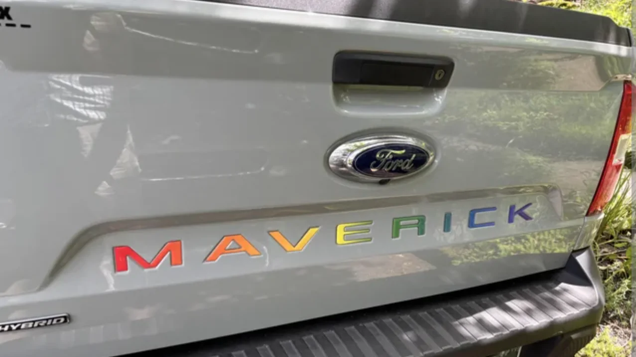 Ford Maverick What tailgate letters did you use Screenshot_20260816-231013