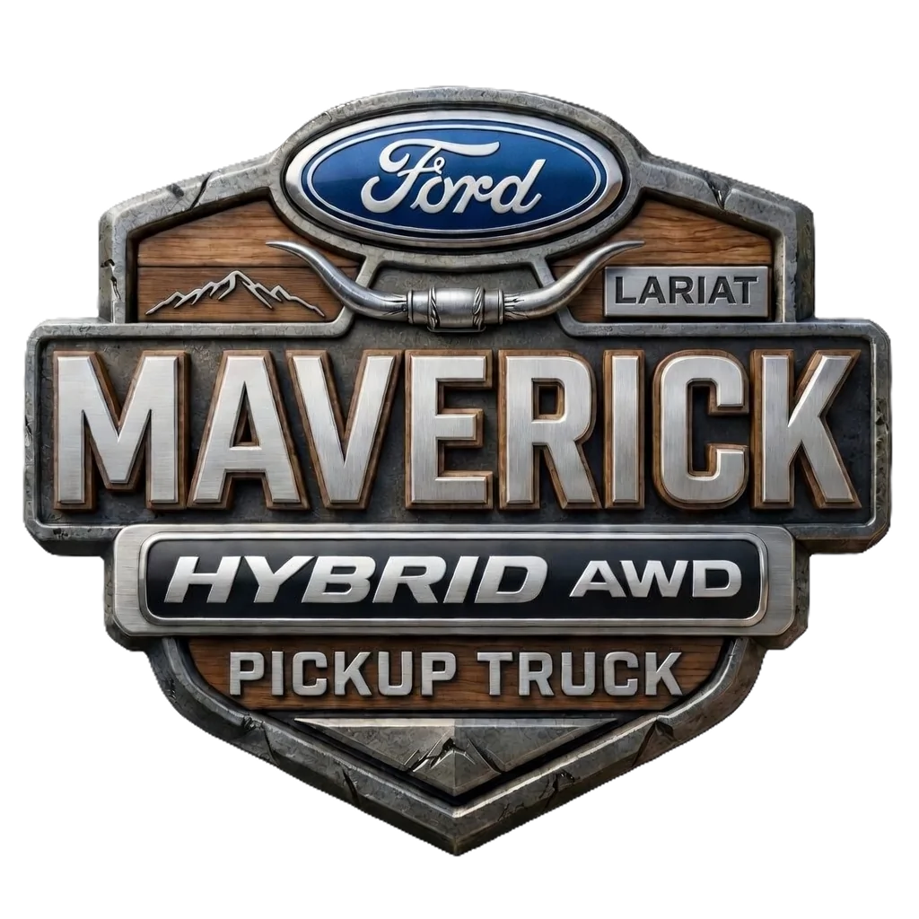 Ford Maverick Having fun with stickers! LARIAT HYBRID AWD