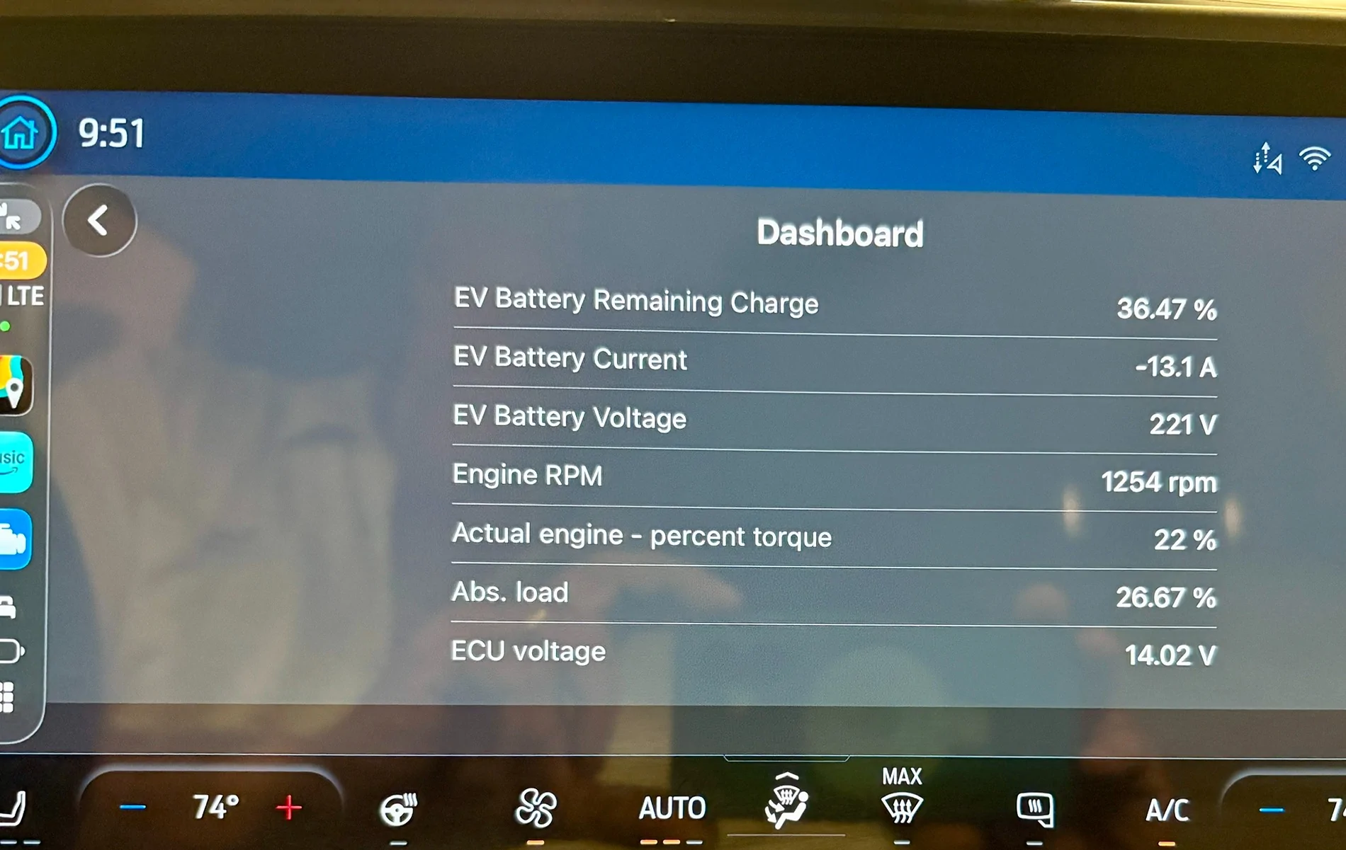 Ford Maverick When do both the Gas and Electric Motors run simultaneously? ice idl