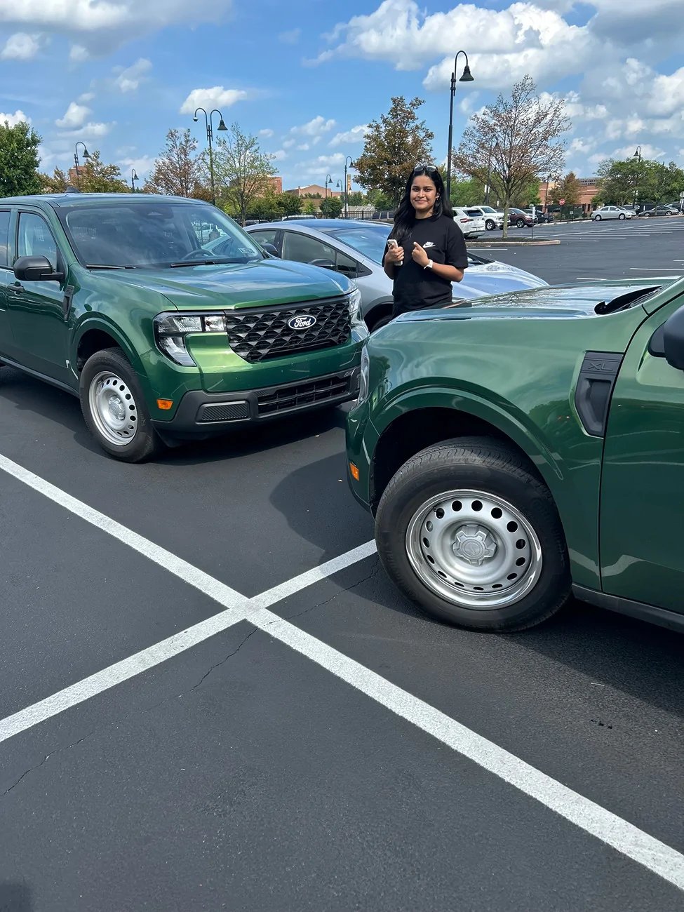 Ford Maverick Back to School Green Twin Sighted 80868860375__EF8C815A-E0F2-46EF-987E-F7374B7D99EF