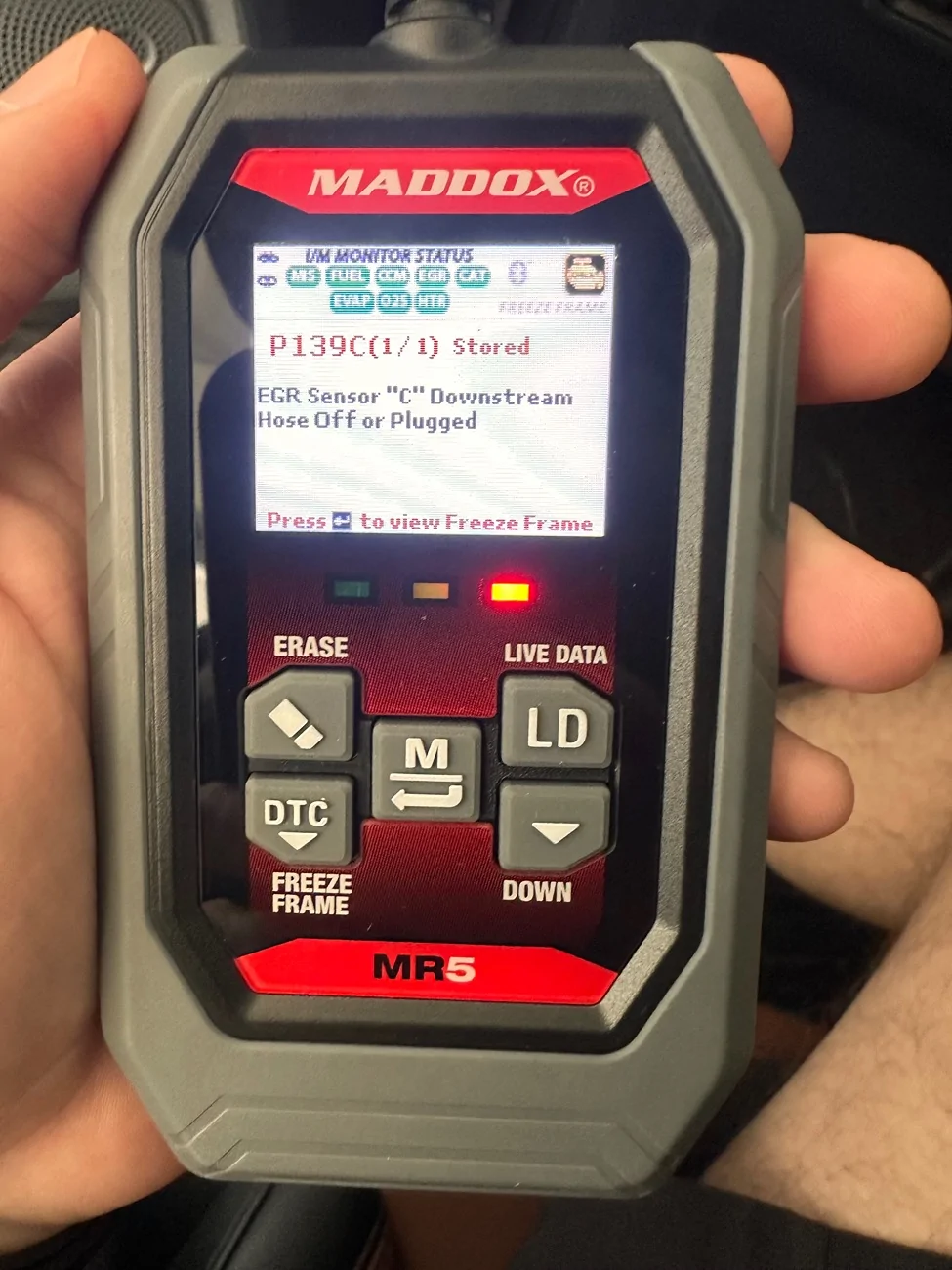 Ford Maverick 22 Ecoboost P139C Fault Code & Fix (EGR Sensor) IMG_8633