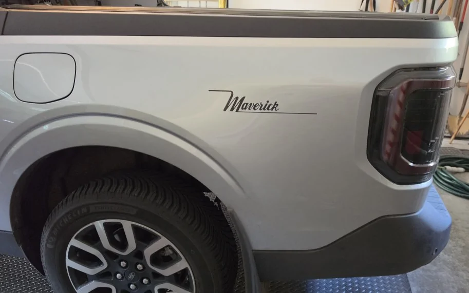Ford Maverick Name Placement OnTheSid