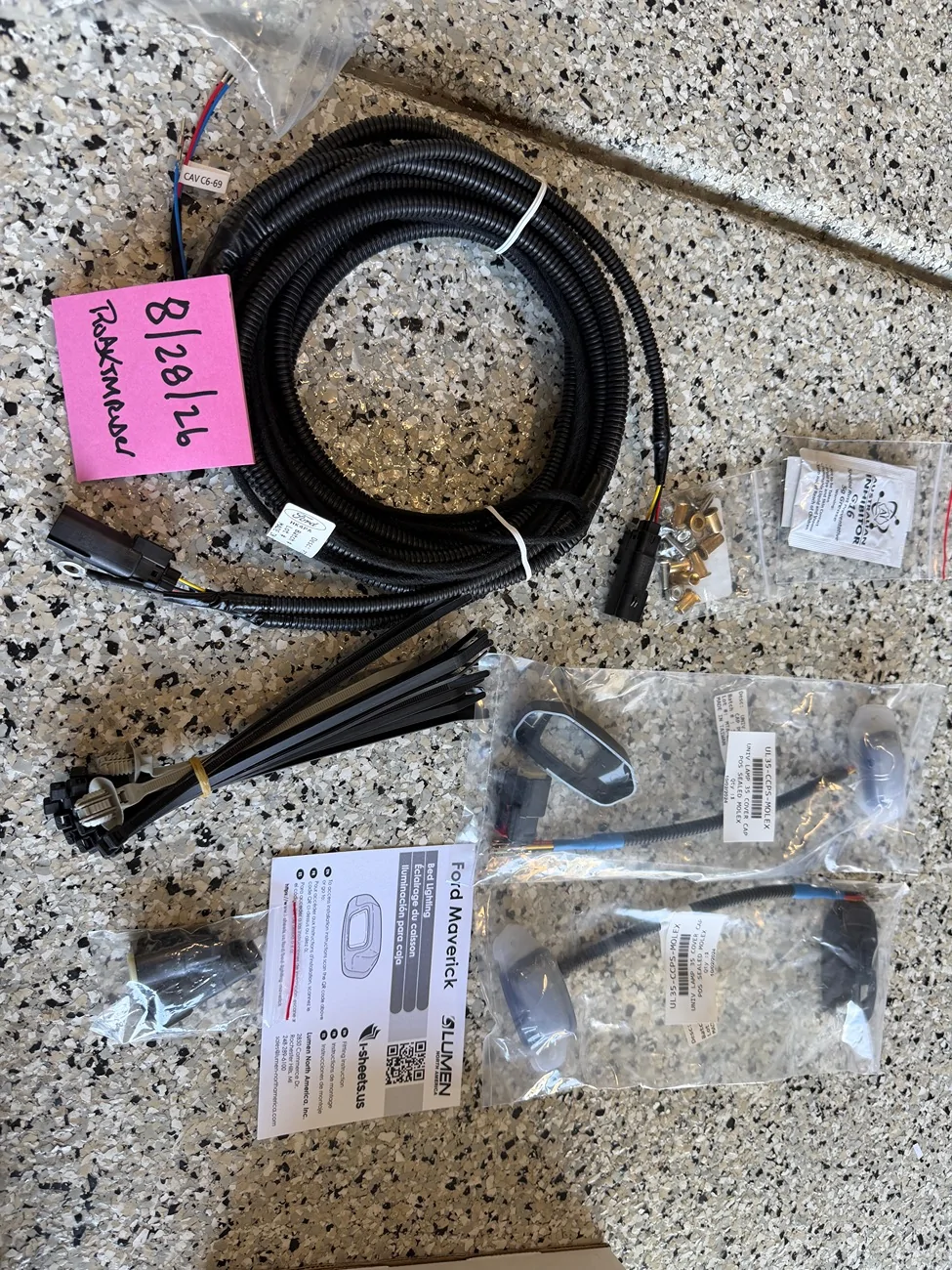 Ford Maverick Bed Light Kit IMG_3933