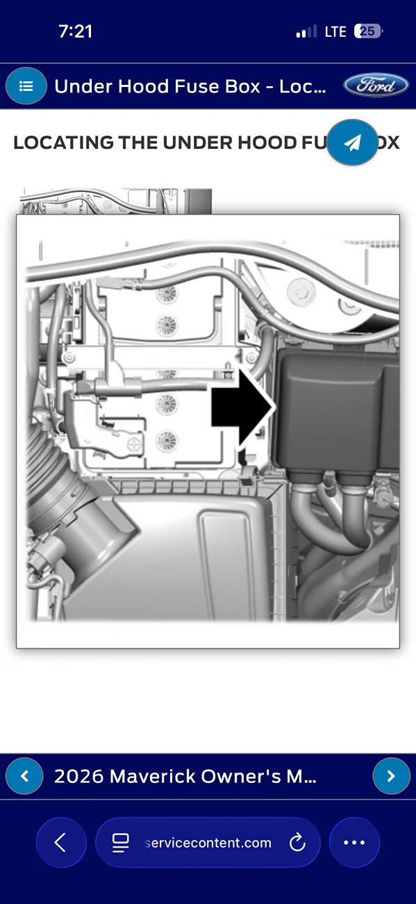 Ford Maverick Interactive fusebox / fuse diagram IMG_2038