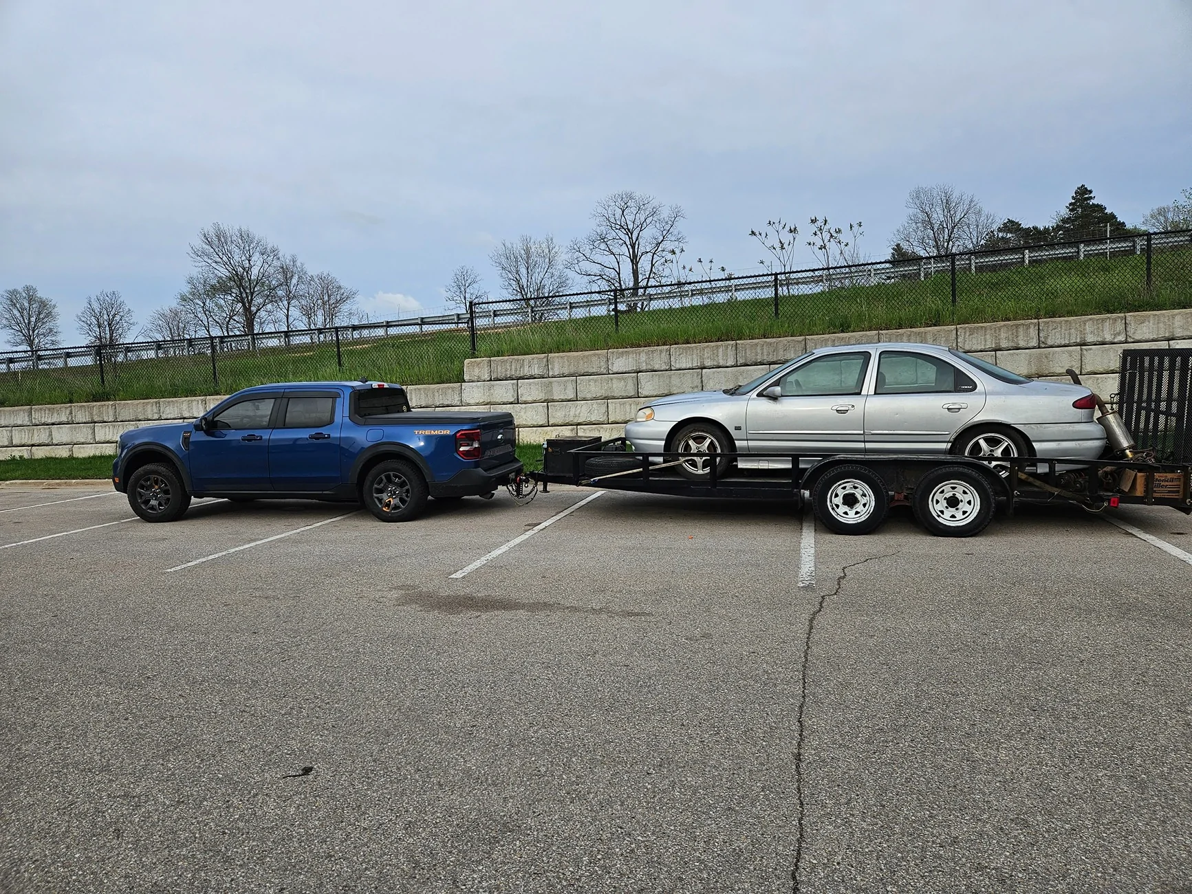 Ford Maverick Tremor tow time. Whatcha think? 20260427_185313