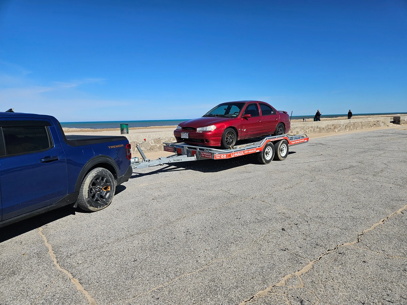 Ford Maverick Tremor tow time. Whatcha think? 20260308_120452