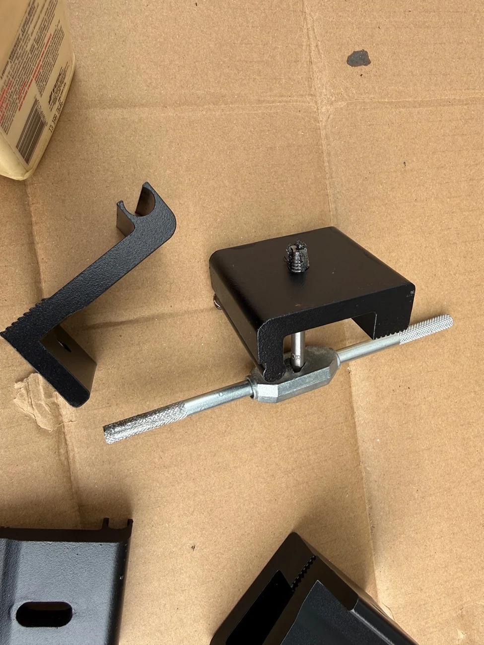 Ford Maverick Height adjustable ladder bed rack install IMG_3712