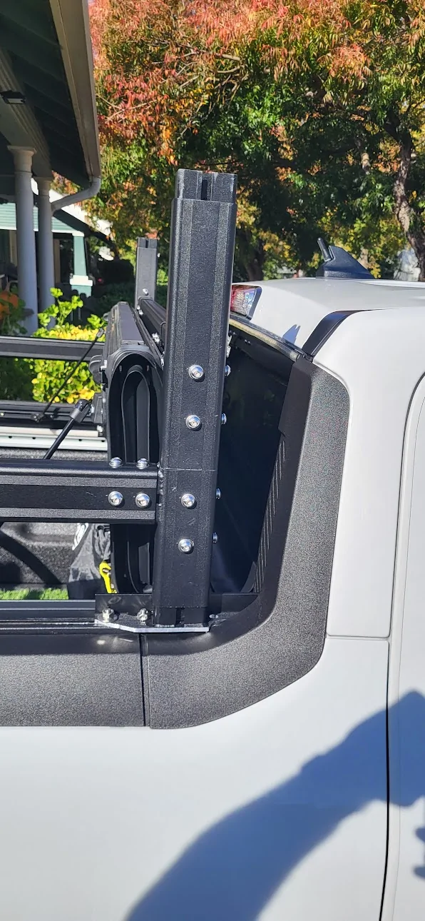 Ford Maverick Height adjustable ladder bed rack install 1789589247992-2r