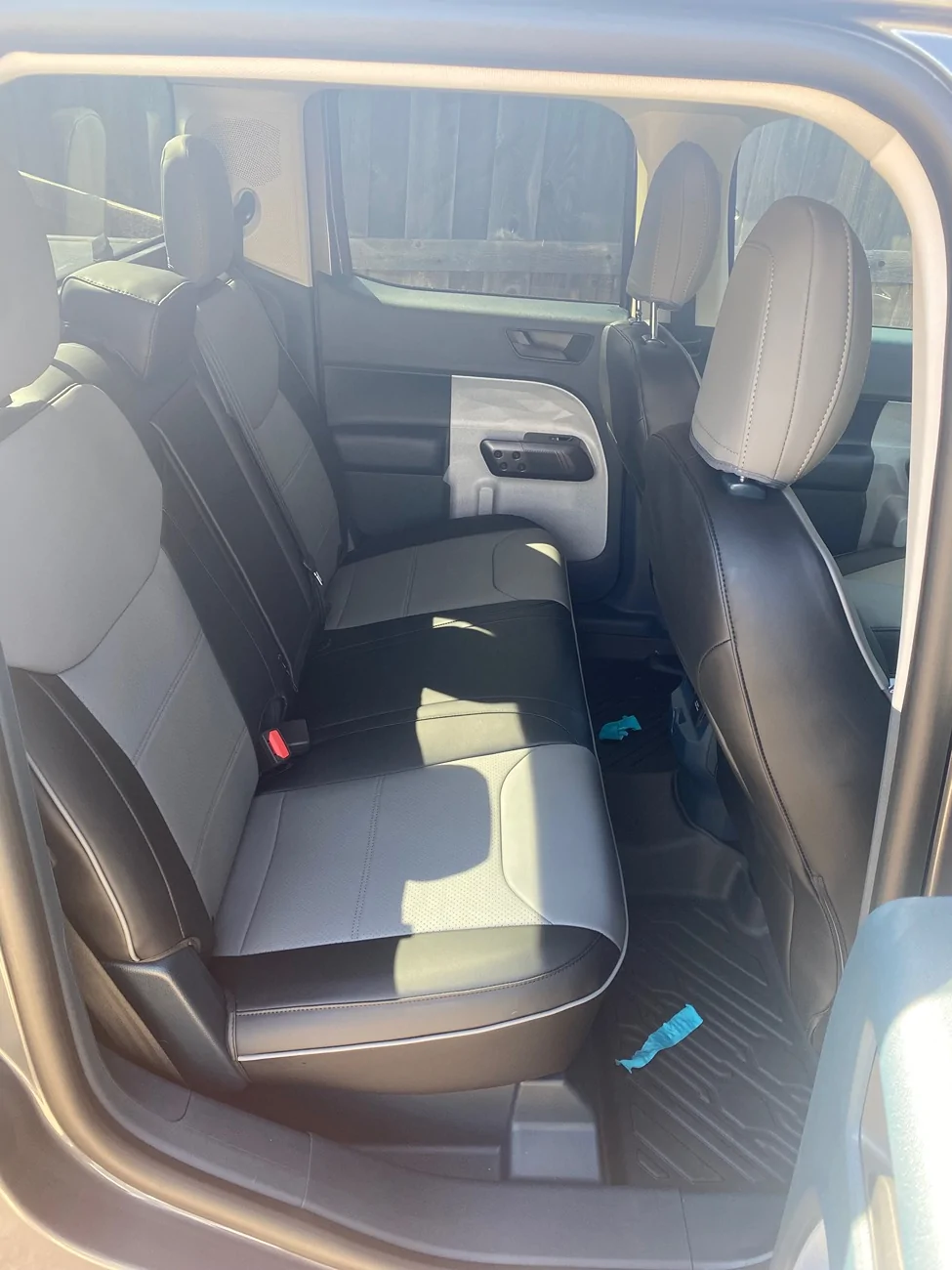 Ford Maverick FEINEPRO Seat Covers installed IMG_4521