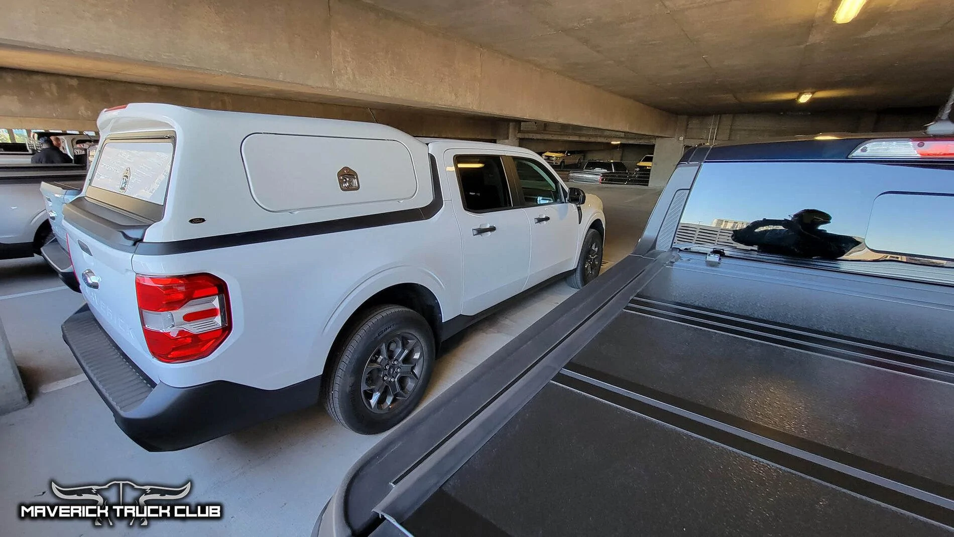 Ford Maverick Pics: Maverick Bed Cap Topper (SnugTop) + seat covers + First Edition Maverick + Molded Splash Guards snugtop-bed-cap-topper-2022-ford-maverick3-jpg