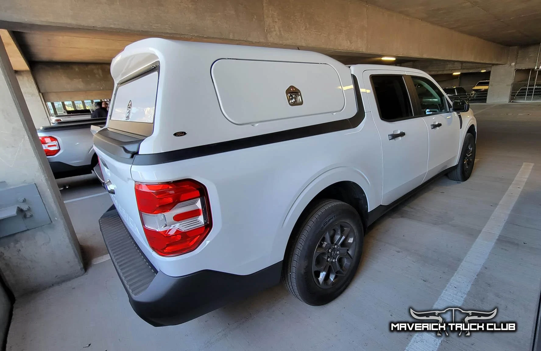 Ford Maverick Pics: Maverick Bed Cap Topper (SnugTop) + seat covers + First Edition Maverick + Molded Splash Guards snugtop-bed-cap-topper-2022-ford-maverick4-jpg