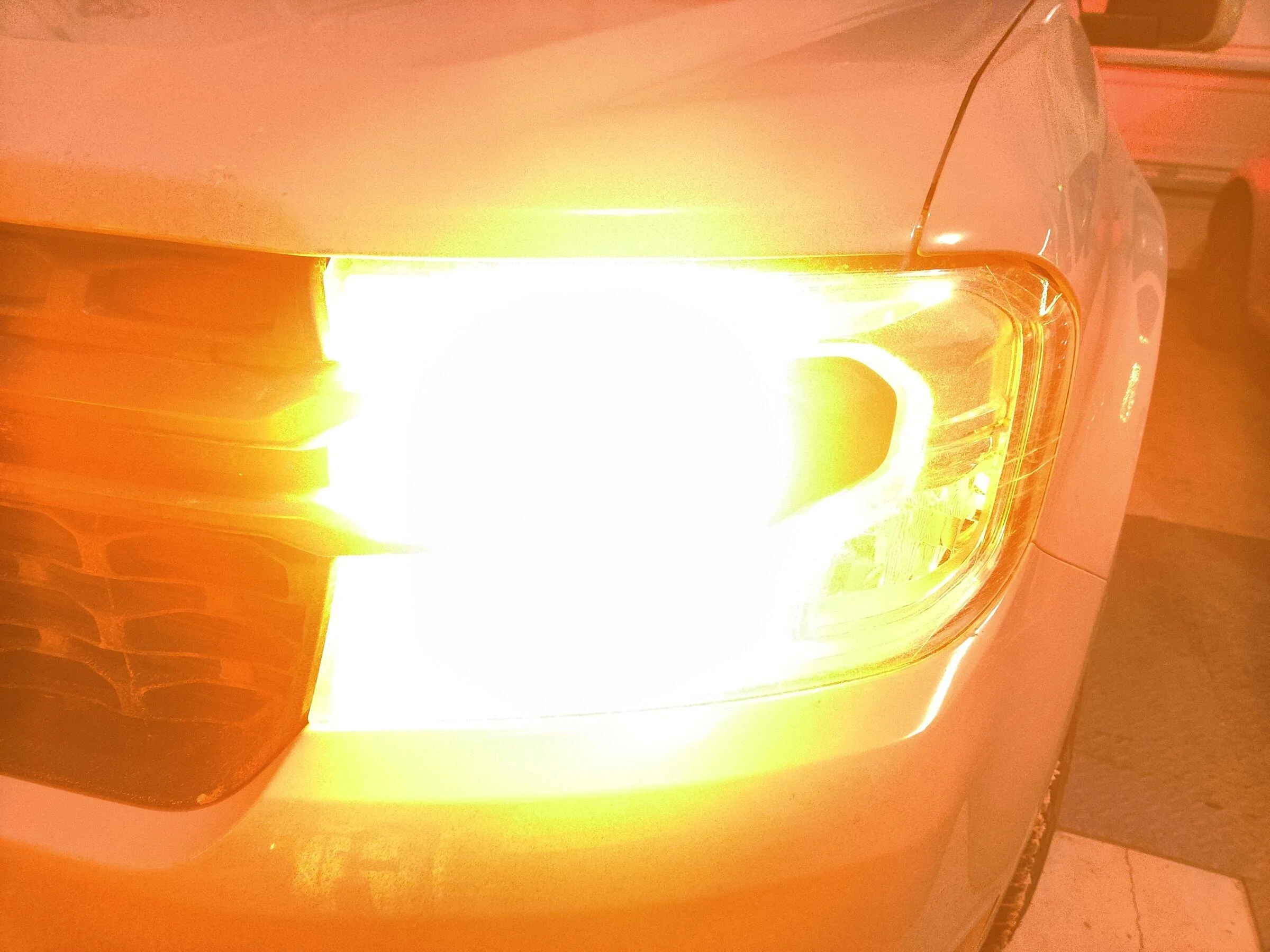 Ford Maverick Installed: Lasfit 4257 Canbus Switchback LED Turn Signal Light Bulbs IMG_20211229_182739