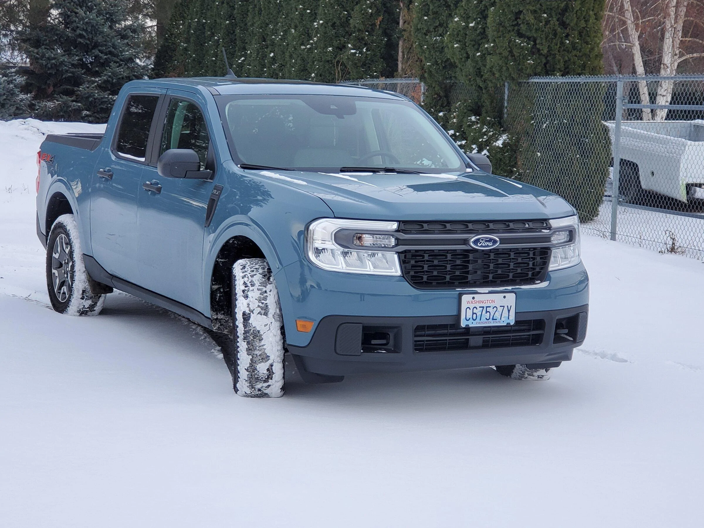 Ford Maverick Snow days for the Maverick 20211230_144318
