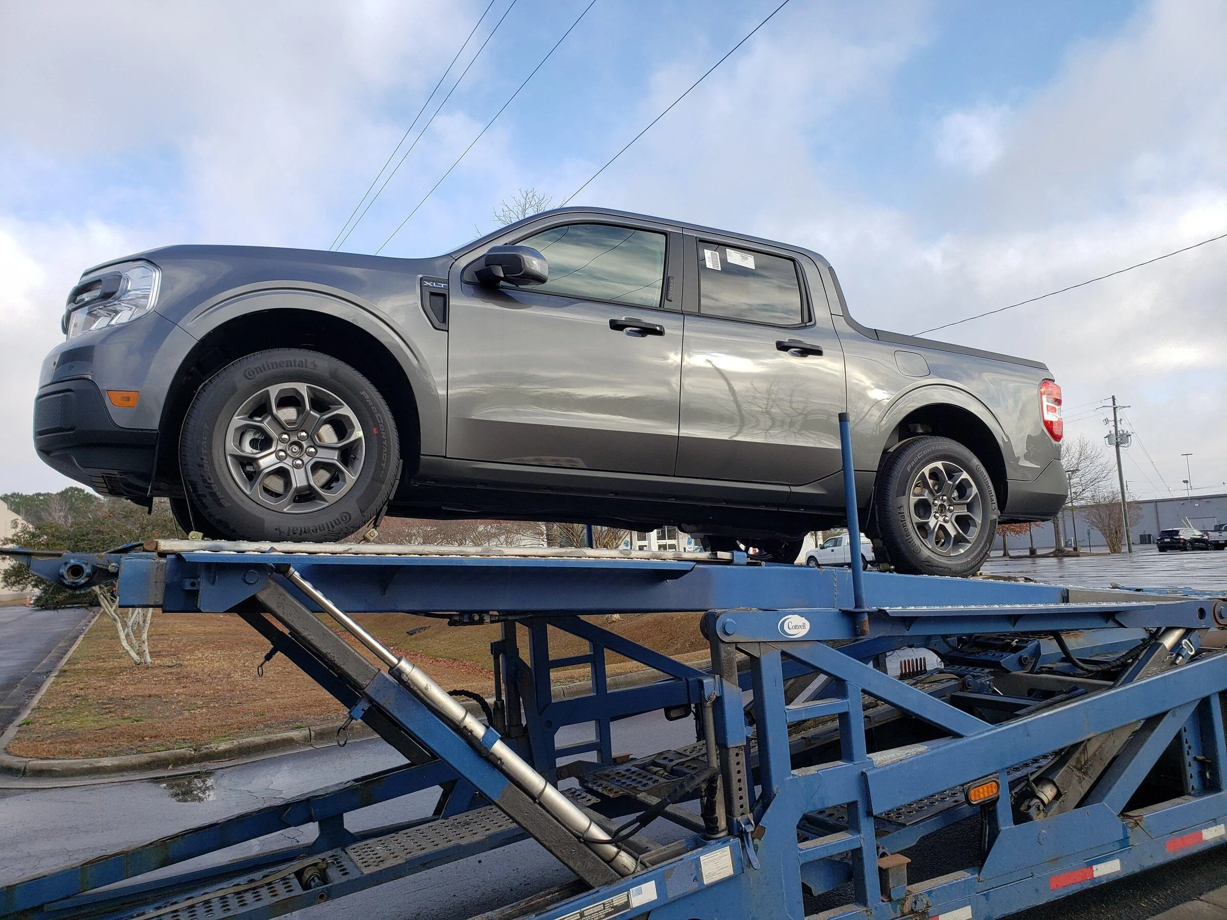 Ford Maverick Three Mavericks being delivered in eastern NC today. 20211231_091858
