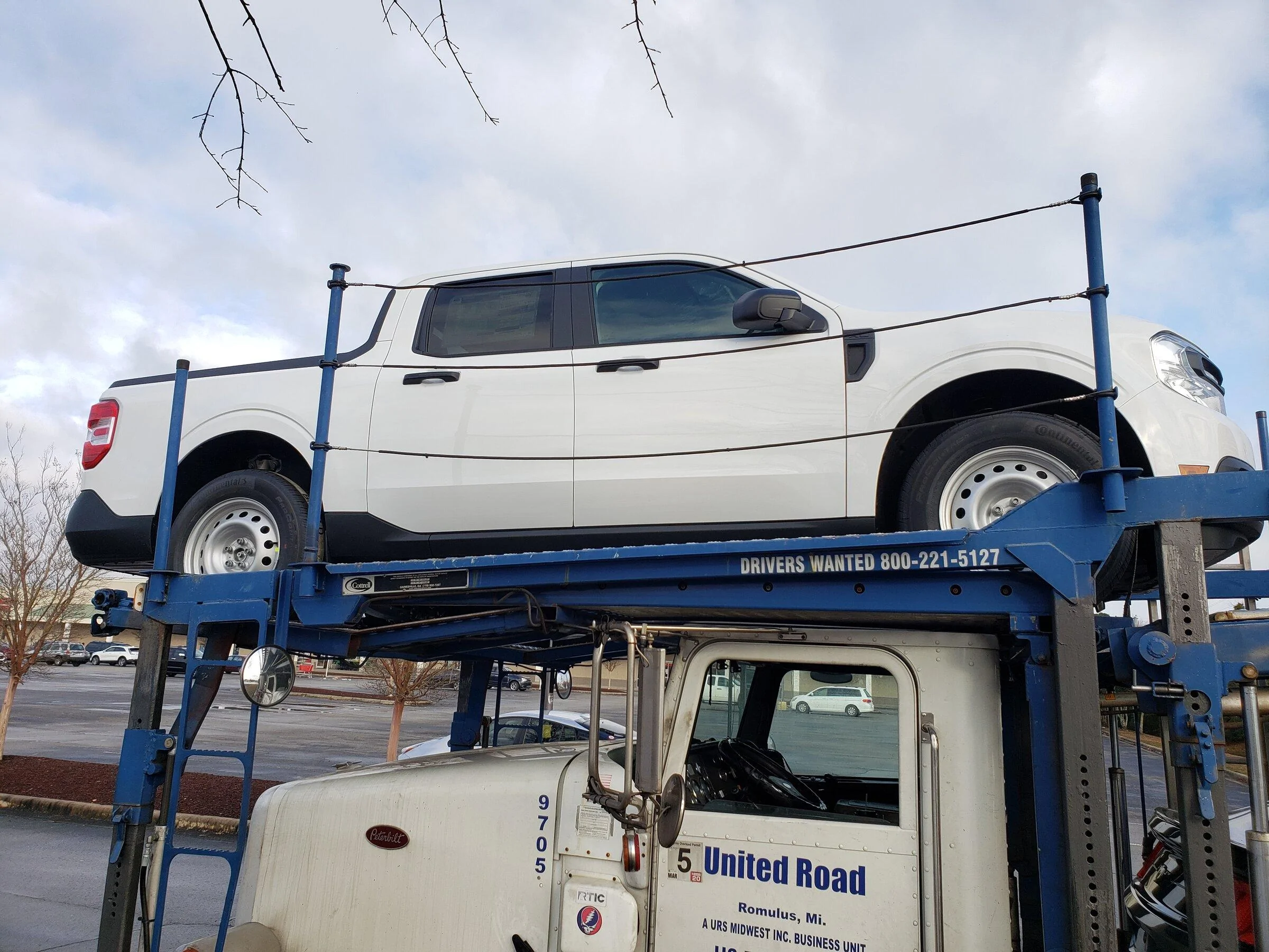 Ford Maverick Three Mavericks being delivered in eastern NC today. 20211231_091842