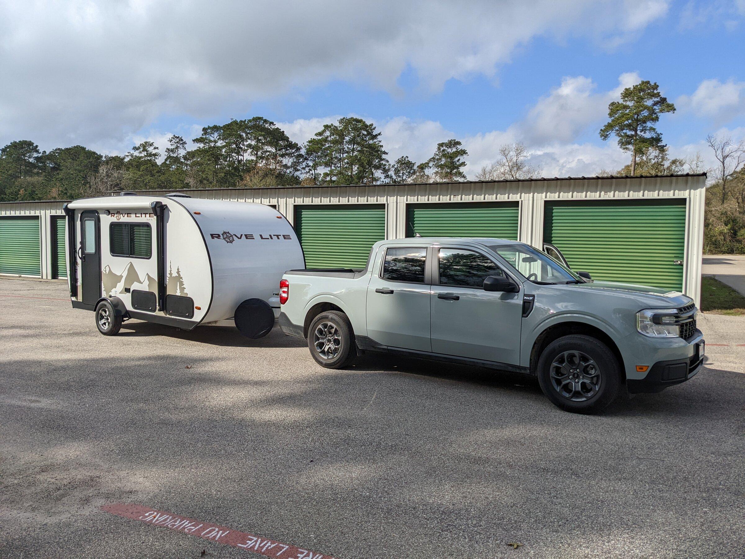 Ford Maverick Maverick Travel Trailer Towing and 1300 Mile Review PXL_20211227_164933672.MP