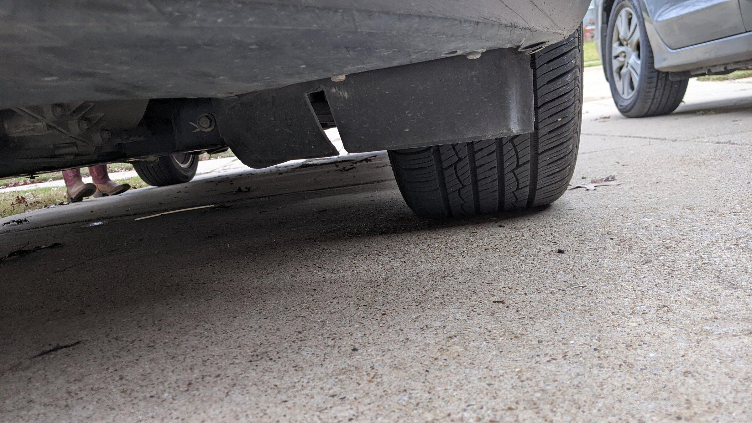Ford Maverick Can someone explain the purpose of the stock mudflaps? PXL_20211231_212201760