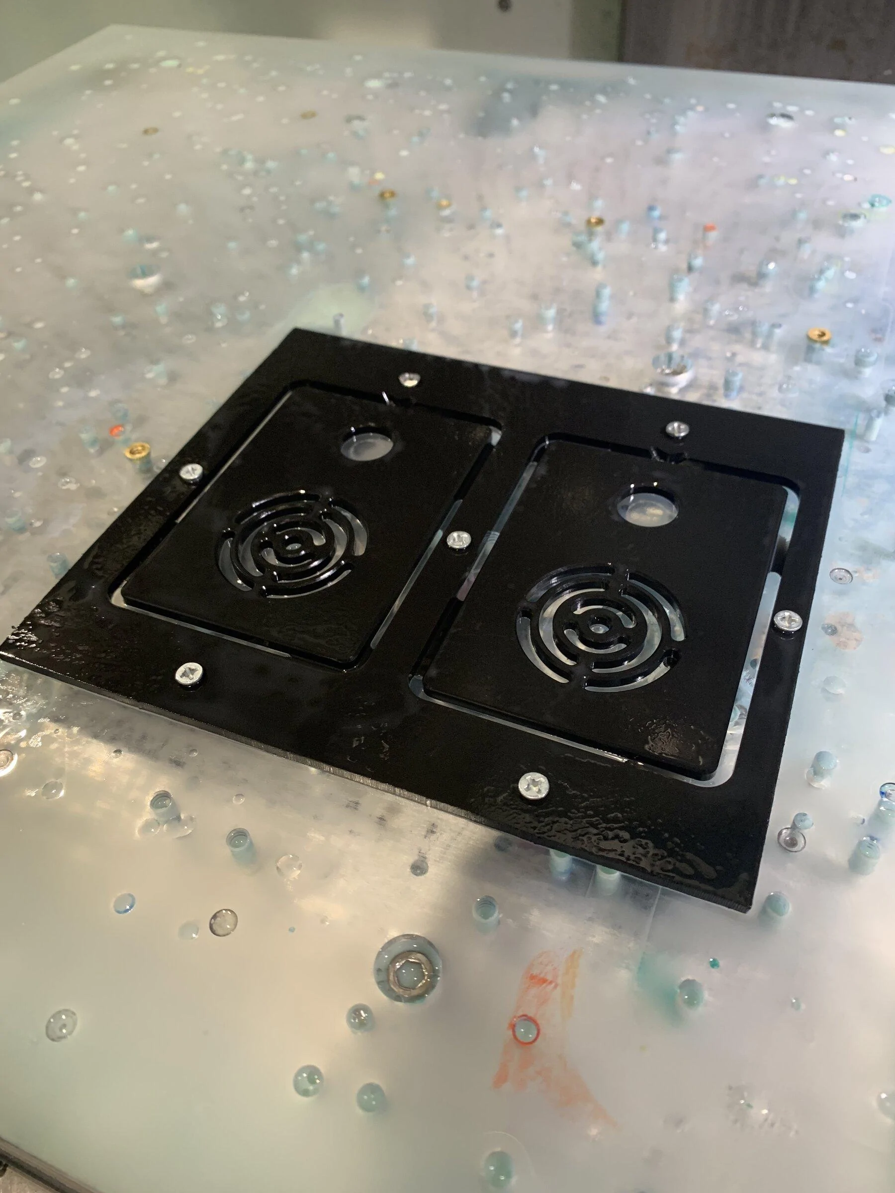 Ford Maverick Infotainment Cubby Speaker Mount IMG_6934