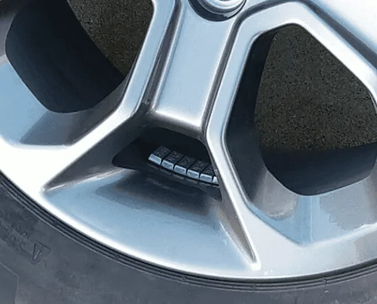 Ford Maverick Are these "factory" wheel weights?? Maverick XLT Wheel Weights